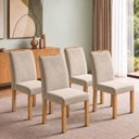 Ver imagem 1 de Conjunto 4 Cadeiras para Sala de Jantar Lyra