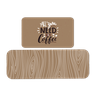 Jogo de Tapetes de Cozinha All You Need Is Coffee Antiderrapante - 1
