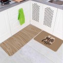 Ver imagem 2 de Jogo de Tapetes de Cozinha All You Need Is Coffee Antiderrapante