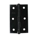 Ver imagem 1 de Dobradiça Porta Preta Caixa 24 Peças - 3.1/2" 86mm Ferca