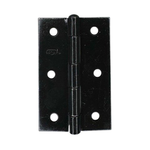 Dobradiça Porta Preta Caixa 24 Peças - 3.1/2" 86mm Ferca
