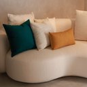 Ver imagem 3 de Almofada Boucle Caramelo Retangular Tipo:completa