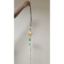 Ver mais imagens de Adorno Parede Colar Tecido 114x9x9cm Verde Decorativo