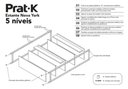 Ver imagem 6 de Estante Industrial Nova York com 5 Prateleiras 30x94x135cm - Branco