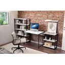 Ver imagem 3 de Estante Industrial Nova York com 5 Prateleiras 30x94x135cm - Branco
