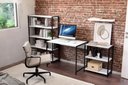 Ver imagem 3 de Estante Industrial Nova York com 5 Prateleiras 30x94x135cm - Branco