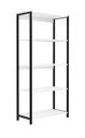 Ver imagem 1 de Estante Industrial Nova York com 5 Prateleiras 30x94x135cm - Branco