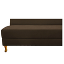 Ver imagem 6 de Recamier Valéria 185cm Lado Esquerdo de Quem Senta Sala de Estar Corano Marrom - Incasa Decor