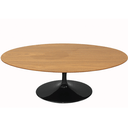 Ver imagem 3 de MESA SAARINEN REDONDA 1,20 BASE PRETA TAMPO AMADEIRADO FREJO