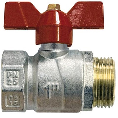 Válvula Esfera M/f Borb Em Alum 1/2 Pol Perfecta Emmeti