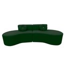 Ver imagem 7 de Sofá Modular Orgânico Monterrey 260cm + Puff Suede Verde