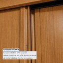 Ver imagem 4 de Guarda Roupa Casal 4 Portas de Correr e 4 Gavetas 279,3cm Premium Jade