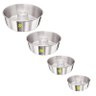 Kit 4 Forma Assadeira Bolo Redonda Com Furo 12 18 20 E 22 Cm - 1