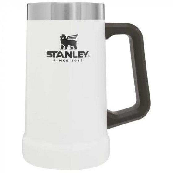 Caneca térmica Stanley modelo 709 ml inox branca - 1