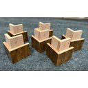 Ver imagem 4 de Kit C/6 Pes de Madeira Ypê P/ Comoda