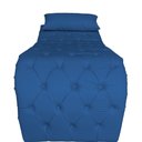 Ver imagem 3 de Maca Estética Capitonê Inclinada Corino Slk Decor Opala com Almofada Azul Royal