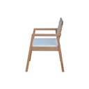 Ver imagem 5 de Sofá 2 Lugares/Namoradeira Garden Madeira Maciça Assento Estofado Encosto Trançado Corda - Natural A