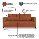 Ver imagem 4 de Sofá Orion 2 Lugares 180cm Linho Boucle