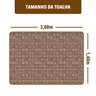 Toalha Mesa Plástica Térmica Tricot 12 Lugar 1,40x3,00 - 2