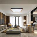 Ver imagem 3 de Luminária Plafon Led Sobrepor Sala Quarto Ambientes Internos