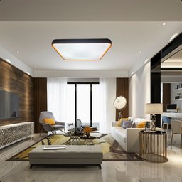 Luminária Plafon Led Sobrepor Sala Quarto Ambientes Internos - 3