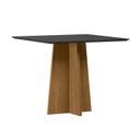 Ver imagem 6 de Conjunto Sala de Jantar Mesa 120cm Tampo Vidro/MDF Anitta com 4 Cadeiras Amanda