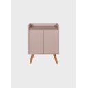 Ver imagem 1 de Aparador Buffet 60cm Retro Mdf Rosa Madri - On Móveis