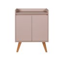 Ver imagem 5 de Aparador Buffet 60cm Retro MDF Rosa Madri - On Móveis