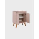 Ver imagem 5 de Aparador Buffet 60cm Retro MDF Rosa Madri - On Móveis