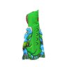 Poncho Infantil Jacare Toalha Capuz Verde Roupao Praia Piscina - 2