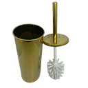 Ver imagem 6 de Kit Dourado Lixeira Dourada 5l e Suporte com Escova Sanitária Fineza