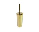 Ver imagem 3 de Kit Dourado Lixeira Dourada 5l e Suporte com Escova Sanitária Fineza