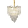 Lustre Pendente Blumenau Aurora E14 Bivolt Dourado - 1