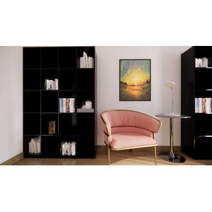 Armário Colmeia 20 Nichos Expositor Organizador Estante Preto Cód.320