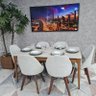 Sala de Jantar Mesa Addar com 6 Cadeiras Dilly Fixas - 4