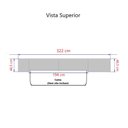 Ver imagem 4 de Guarda Roupa Dormitório Modulado Alpes Solteiro - Roupeiro Luciane M03:Verde