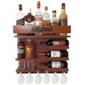 Barzinho de Parede com Adega Whisky Bacardi Gin Barzinho Im - 2