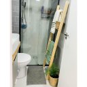 Ver imagem 4 de Escada de Madeira Pinus Decorativa Toalheiro - 155 X 45 Cm