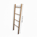 Ver imagem 3 de Escada de Madeira Pinus Decorativa Toalheiro - 155 X 45 Cm