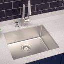 Ver imagem 2 de Cuba de Embutir Quadrum 50 Tramontina 50x40x20 Cm em Aço Inox Acetinado