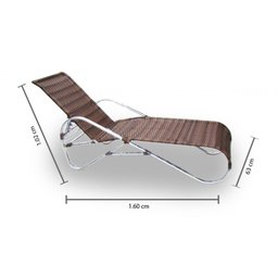 Cadeira de Piscina para Área Externa São Tomé Grande em Fibra Sintética - 3
