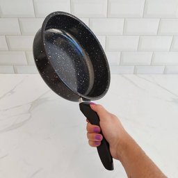 Frigideira Esmaltada Funda 22cm 2,3l Compatível com Fogão de Indução Esmaltados Silva Preta - 4