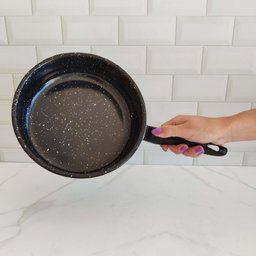 Frigideira Esmaltada Funda 22cm 2,3l Compatível com Fogão de Indução Esmaltados Silva Preta - 6