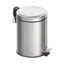 Ver imagem 1 de Lixeira em Aço Inox com Pedal 5 Litros - 94538105 - Tramontina Lixeira Aco Inox C/pedal 5lts Tramont