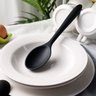 Colher de Silicone Preta Grande | 04 Un - 6