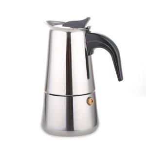 Cafeteira Expresso Italiana para 6 Xícaras Aço Inox | Baquelite (cabo)