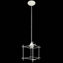 Ver imagem 1 de Pendente Aramado Dado Branco Sala Quarto Cozinha Banheiro