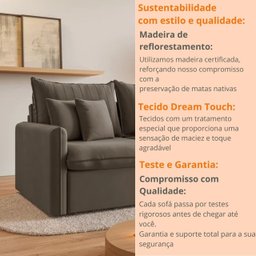 Sofá Cama Retrátil e Reclinável 180cm Madri Movenzo Estofados Corino - 8