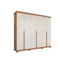 Ver imagem 2 de Guarda Roupa 6 Portas 6GV c/Pés Guarapari Panan Cinamo