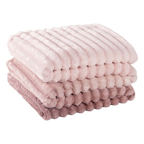 Cobertor Coberta Fluflu Queen Ultrasoft Alto Relevo Dupla Face - Pancake